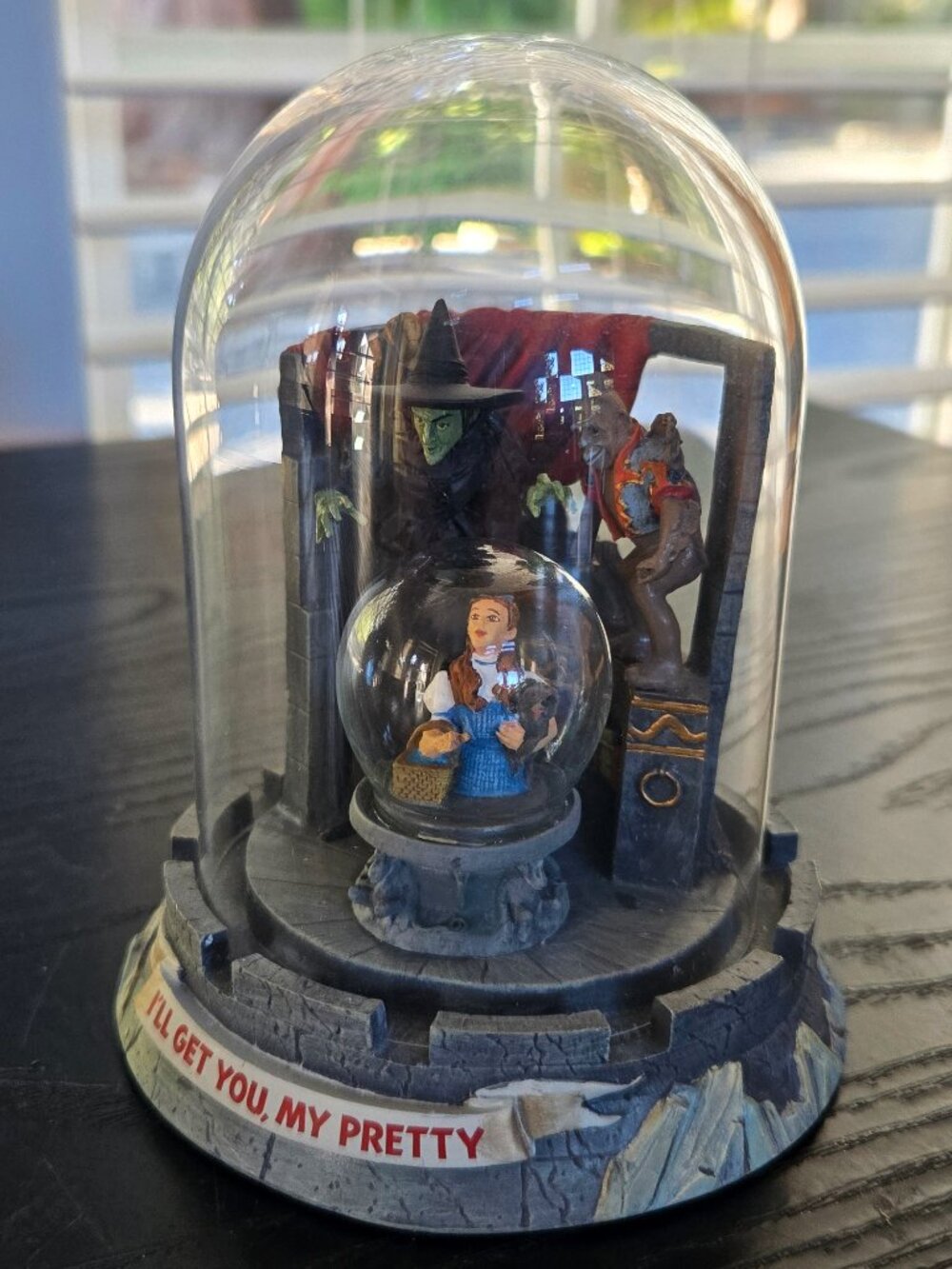 Limited Edition The Wizard Of Oz 1995 Glass Music Box I'll Get you My Pretty